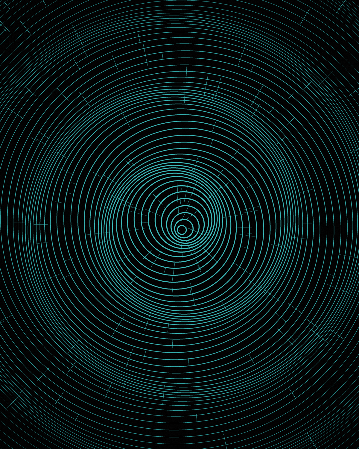 Teal Warp Jigsaw Puzzle